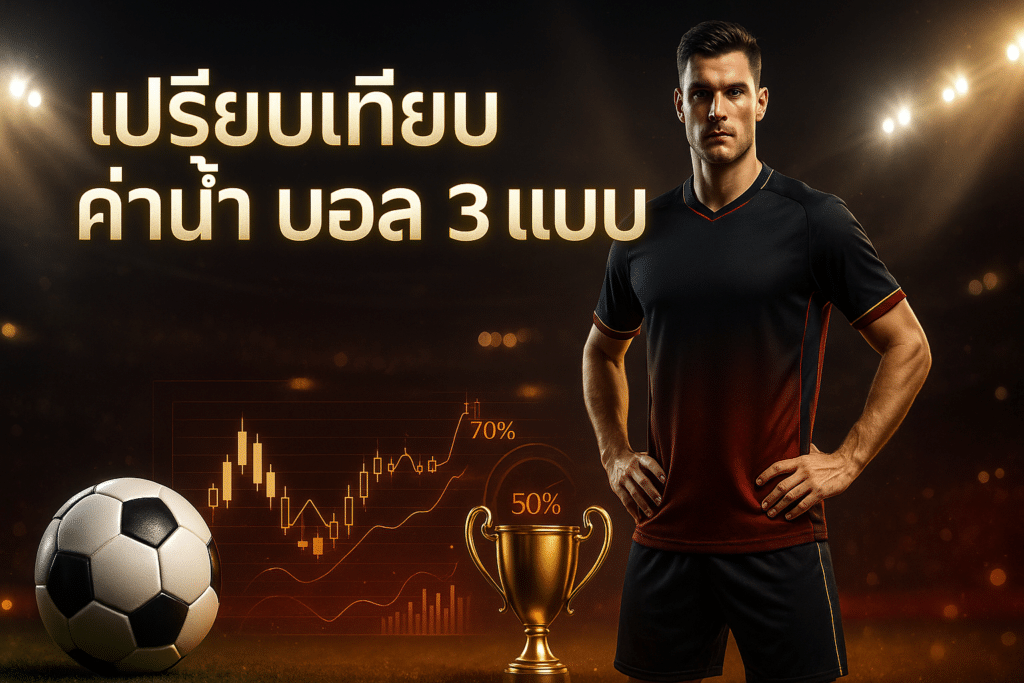 เปรียบเทียบ ค่าน้ำ บอล
